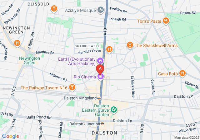 Dalston Superstore-map
