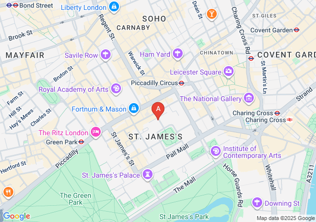 Gaslight of St. James’s Gas-map