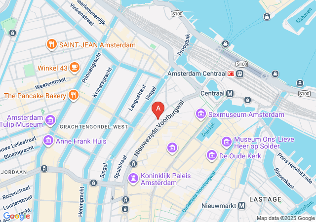 Amsterdam Gay Shop/Boys Club 21-map