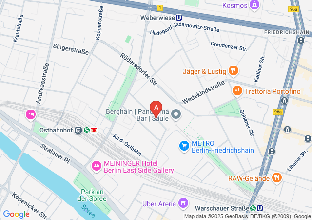 Berghain | Panorama Bar-map
