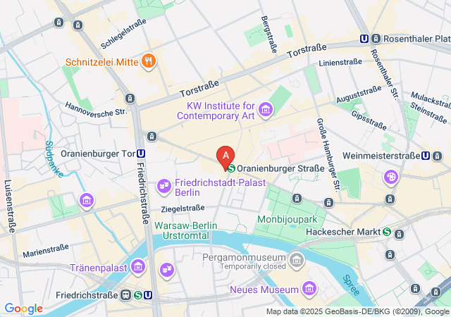 Hauptstadtstrip - Party Agentur-map