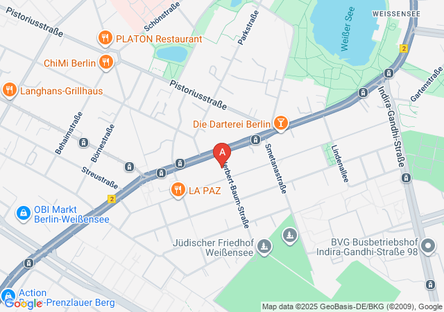 Milena Massage Berlin-map
