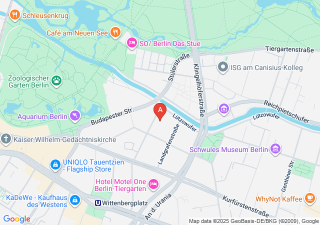 Massage Berlin-map