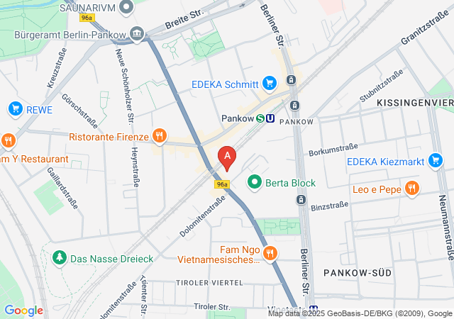 Salon Pankow-map