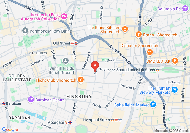 23 Paul Street-map