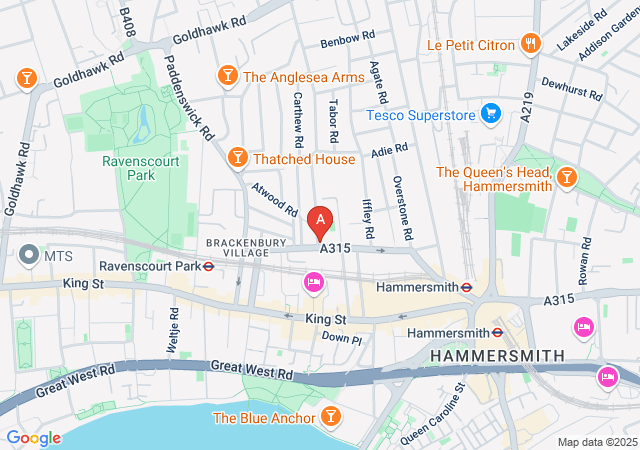 Secrets London-map