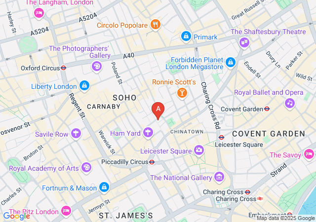 SophistiCats – London’s Premier Gentleman’s Club-map