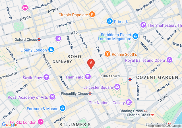Soho Original Adult Store-map