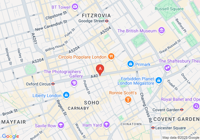 Harmony Soho-map