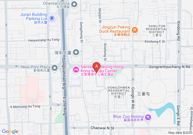 北京亚洲大酒店-map