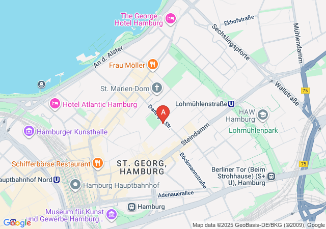 S.L.U.T. Club Hamburg-map