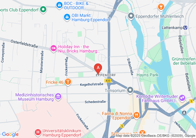 Massagepalast Eppendorf-map