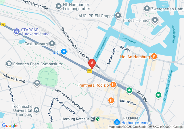 Freudenhaus Harburg-map