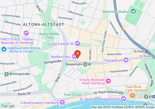 Paradise Point Of Sex - Hamburg-map
