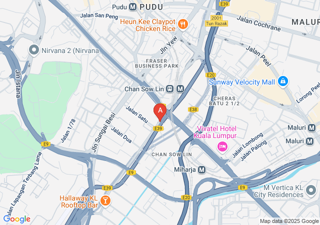 E Club (Sg. Besi)-map