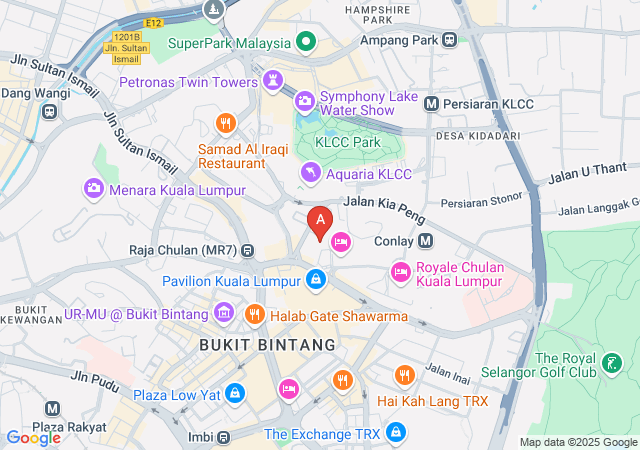 Paramount Club (Bukit Bintang)-map