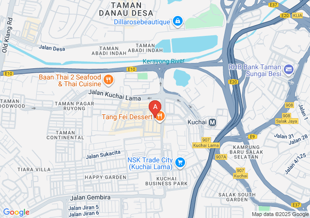 De Cave Pub (Kuchai Lama)-map
