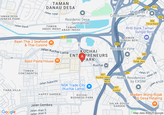Diamond (Kuchai Lama)-map