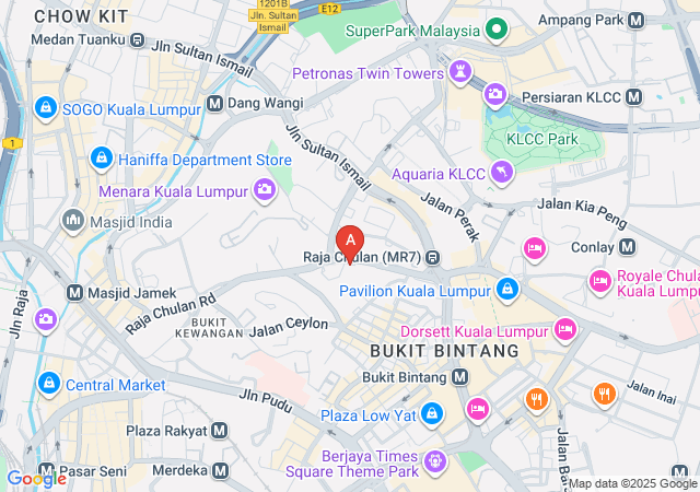 Palace 8 88夜总会(Jln Raja Chulan)-map