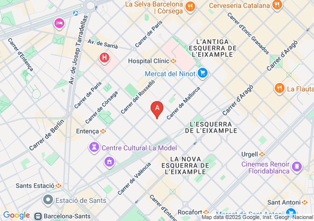 208 Gentlemen's Club-map