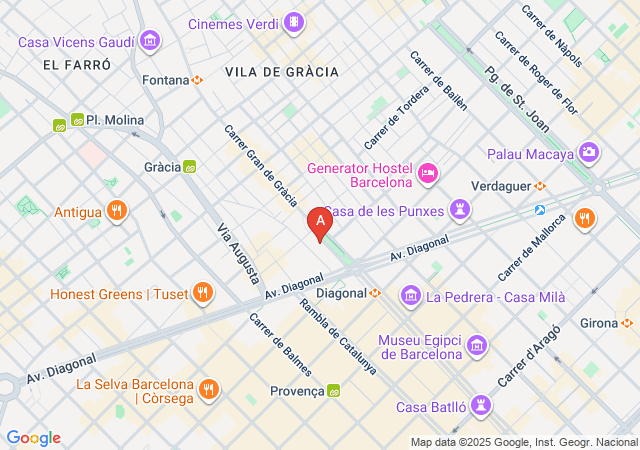 Maison Close Barcelona-map