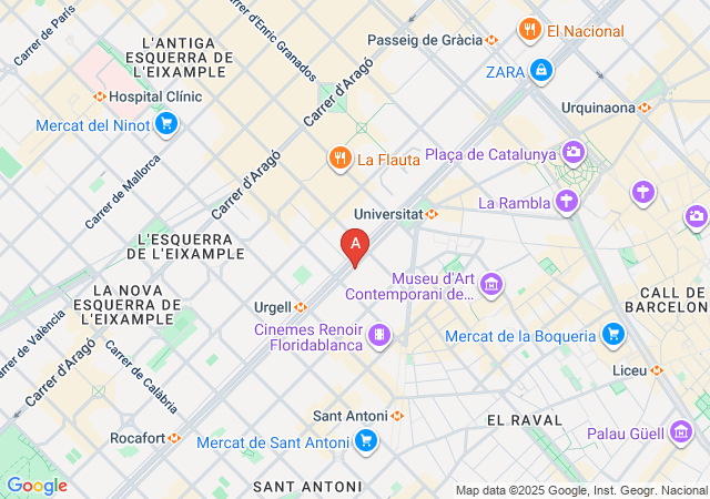 Belover Gran Vía Sex Shop-map