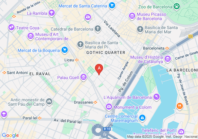 Lovestop Bcn-map