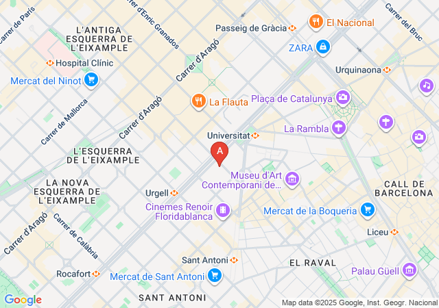 Sex shop -Tienda erótica | Kitsch Barcelona-map