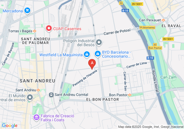 Sex Toys Center Barcelona-map