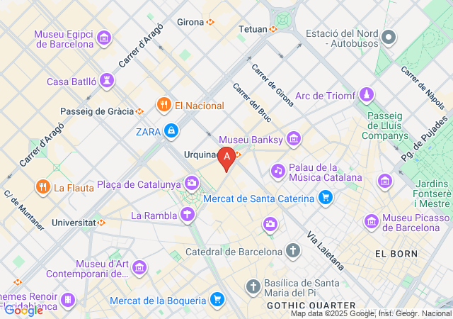 Erotic Massage in Barcelona-map