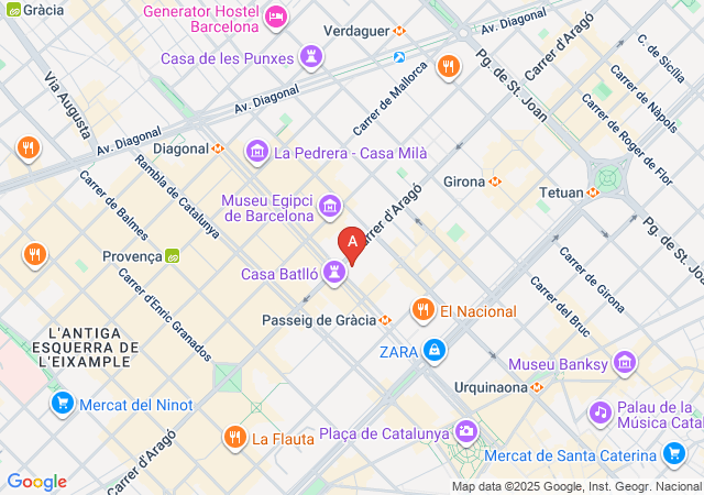 Erotic Massage Barcelona-map