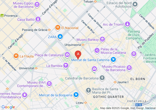 Thai Zen Masajes Eróticos Barcelona-map