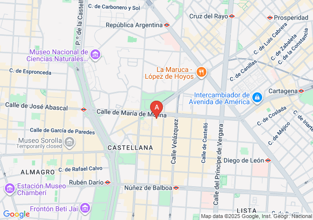 Executive'S Club Madrid-map