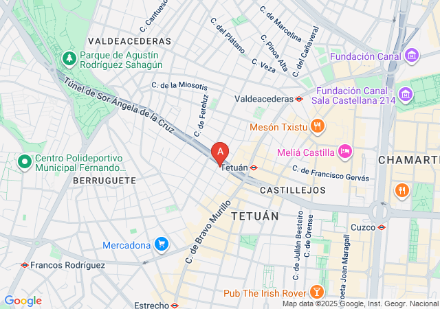 Vive Madrid-map