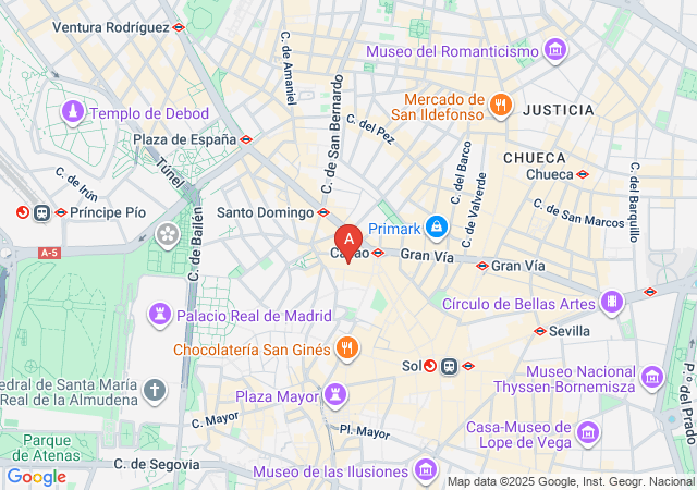 Luxor Madrid - Centro de Masajes Eróticos y Tántricos-map