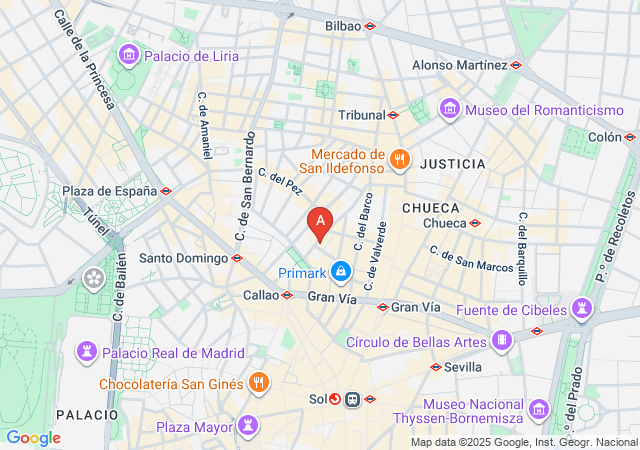 Lys Erotic Store - Madrid Centro-map
