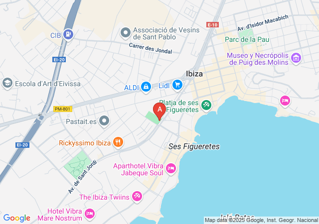 Art Massage Ibiza - Erotic Massage in Ibiza-map