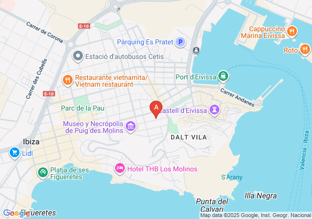Shira Lounge Tantric | Masajes Eróticos Ibiza (Private parking)-map