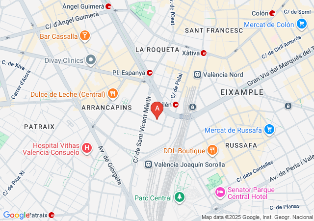 Erotic Massages Valencia - Sadhana Massage Center -map