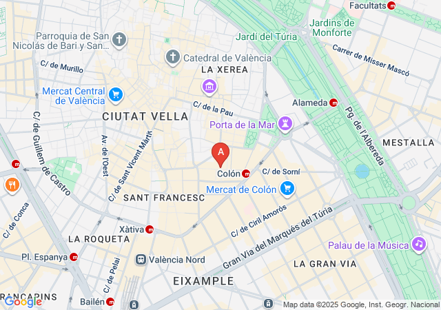 Shiva - Masajes eróticos en Valencia-map