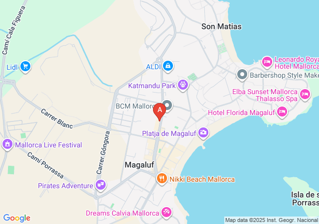 GENTLEMEN’S CLUB29, MAGALLUF-map