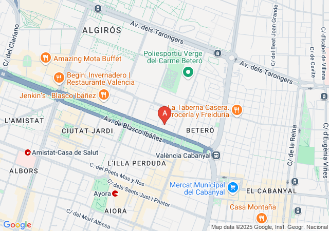 Uptown Cabaret | Downtown Valencia's Hottest Strip Club-map