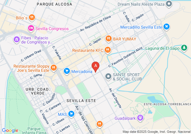 Atrévete SexShop Vintage - Sevilla Este-map