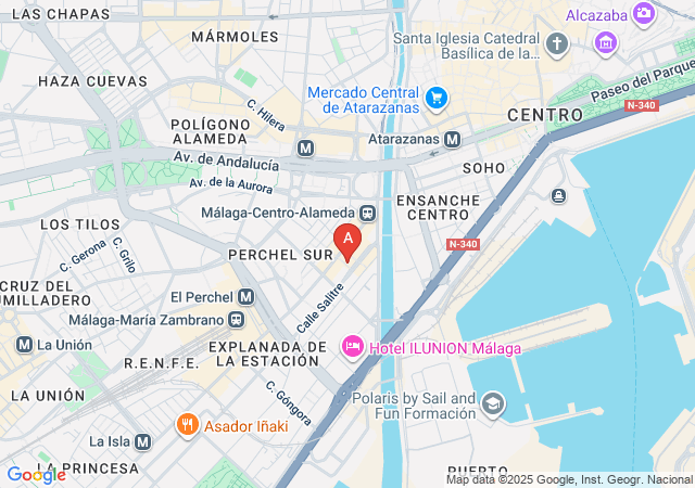 Masajes Eroticos La Suite Malaga. Erotic Massages-map