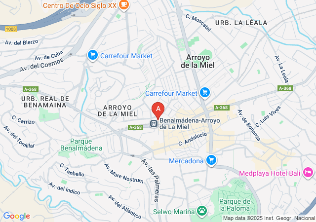 Erotic Massages Benalmádena-map