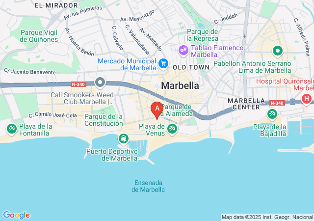 Tantric Massages Marbella-map