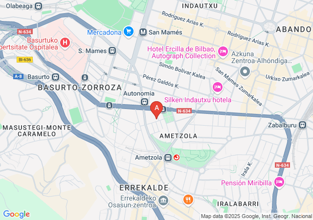 Relax Center Bilbao-map