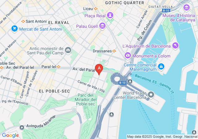 Uhomo Barcelona Swinger Club-map