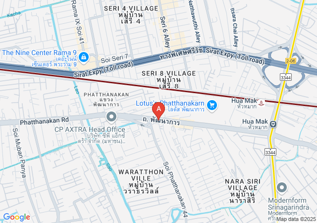 Tara Bangkok-map