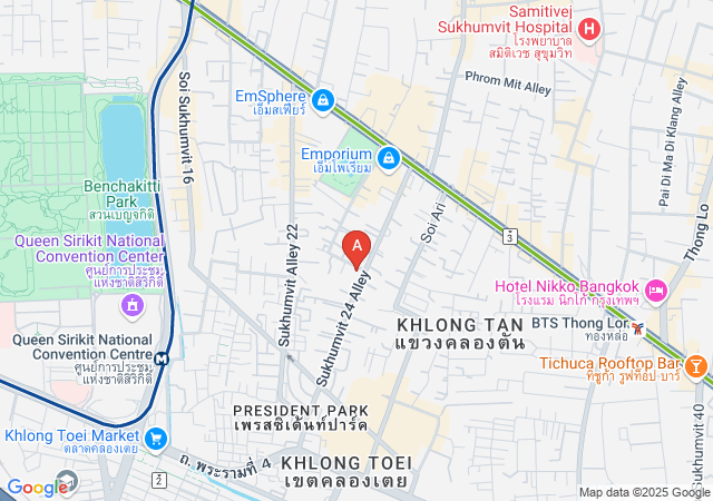 オーロラバンコク マッサージ Aurora Bangkok Massage-map